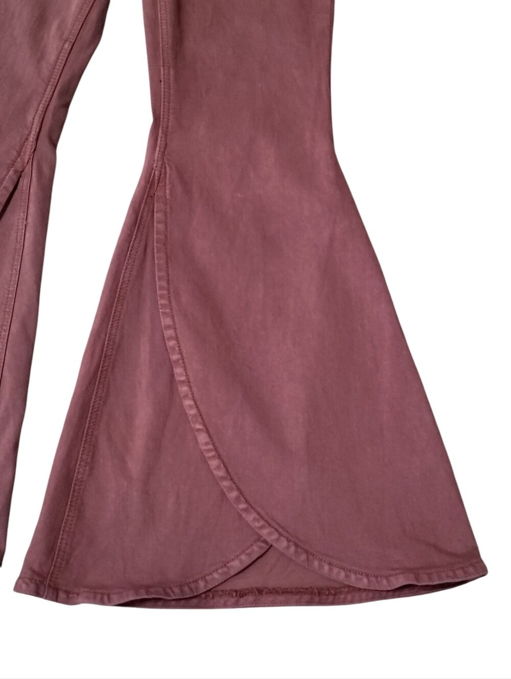 Shyanne Country Wear Rust Terracotta Petal Flare Jeans 27x30 Boho Western Tulip - Picture 8 of 11
